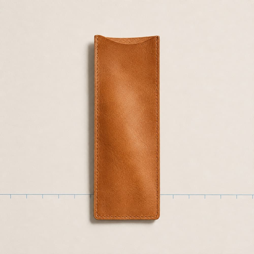 Boarding Pass Sleeve — The thinnest thing we make. One open edge, nothing else.