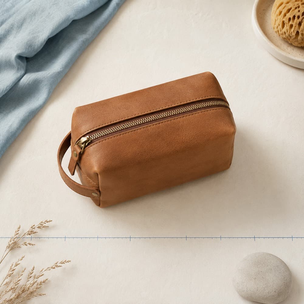 Dopp Kit Compact — 180 × 105 × 85 mm, 1.6 litres. We publish the numbers, not a promise.