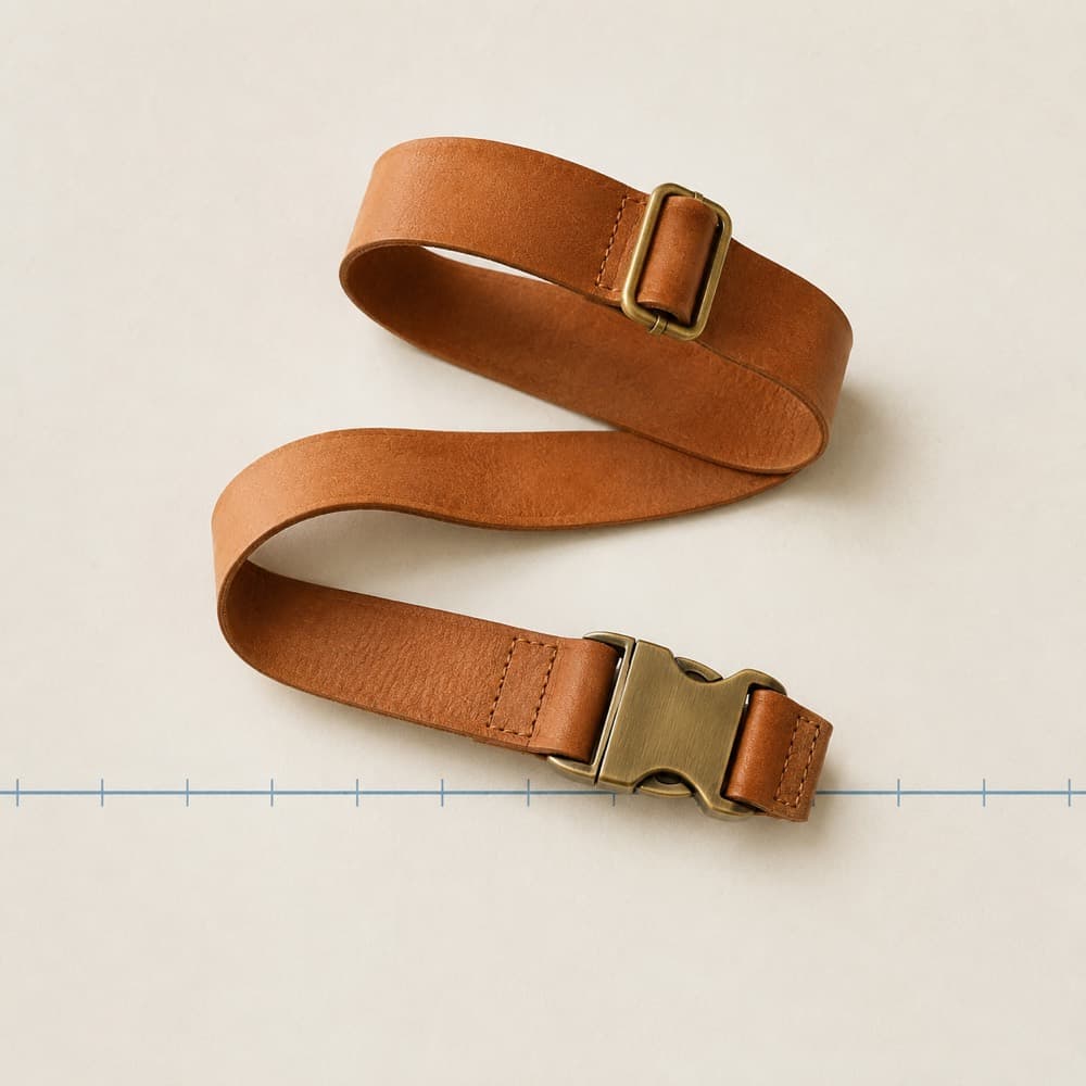 Adjustable Luggage Strap — Keeps a full case shut. Not a security device.