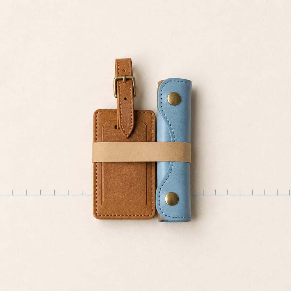 Tag & Wrap Starter Duo — One tag, one handle wrap. The minimum that makes a case yours.