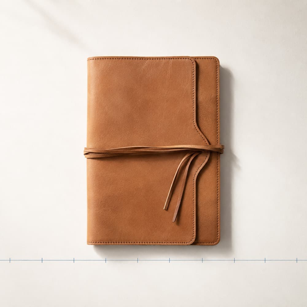 Trip Memory Folder — One folder per trip. Tie it shut and put it on a shelf.